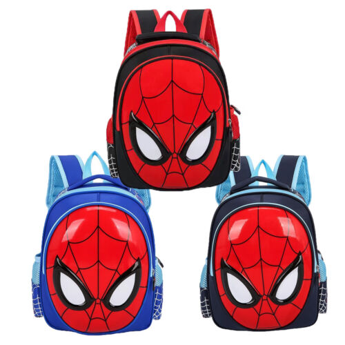 Spiderman Kids Backpack Waterproof School Bag Casual Travel Bags Bookbag