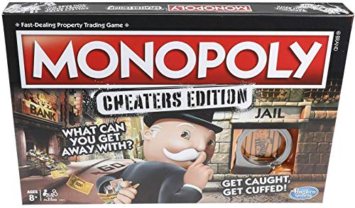 Monopoly Game: Cheaters Edition Board Game, for 3-6 players, Ages