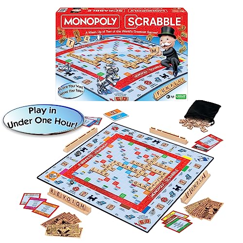 Monopoly Scrabble, 2-4 Players