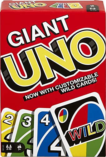 Mattel Games ​Giant UNO Card Game for Kids, Adults &