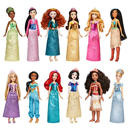Disney Princess Royal Collection, 12 Royal Shimmer Fashion Dolls with