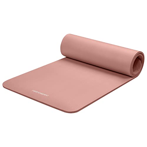 Retrospec Solana Yoga Mat 1/2" Thick w/Nylon Strap for Men
