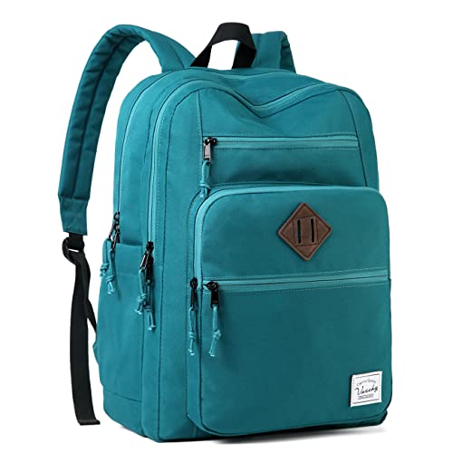 VASCHY School Backpack, Unisex Large Bookbag Schoolbag Casual Daypack for