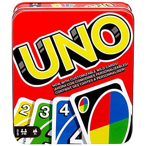Mattel Games UNO Card Game for Family Night, Travel Game