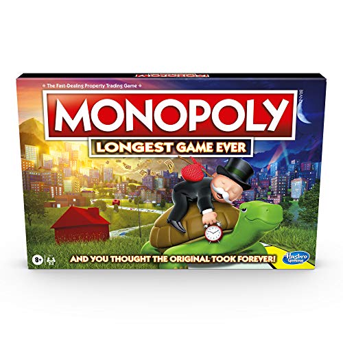 Monopoly Longest Game Ever, Classic Monopoly Gameplay with Extended Play,