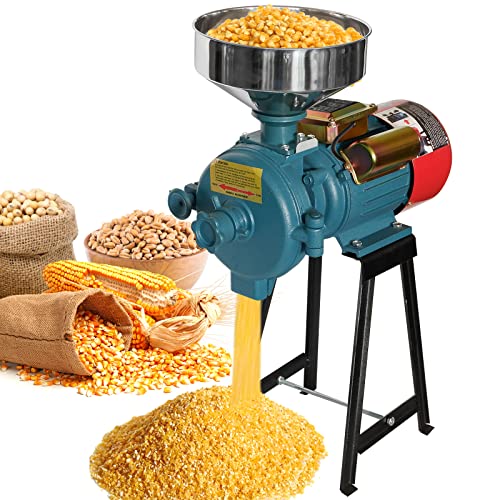 Electric Grain Grinder Mill, 3000W 110V, Dry Cereals Rice Coffee