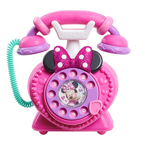 Disney Junior Minnie Mouse Ring Me Rotary Pretend Play Phone,