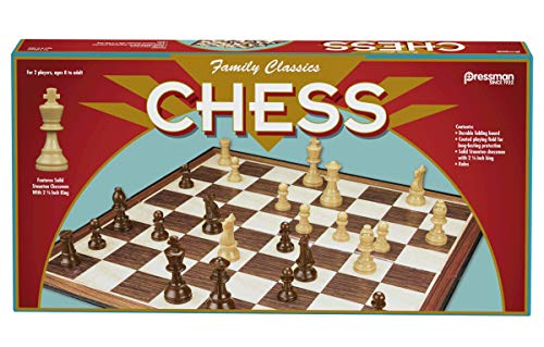Family Classics Chess by Pressman - with Folding Board and