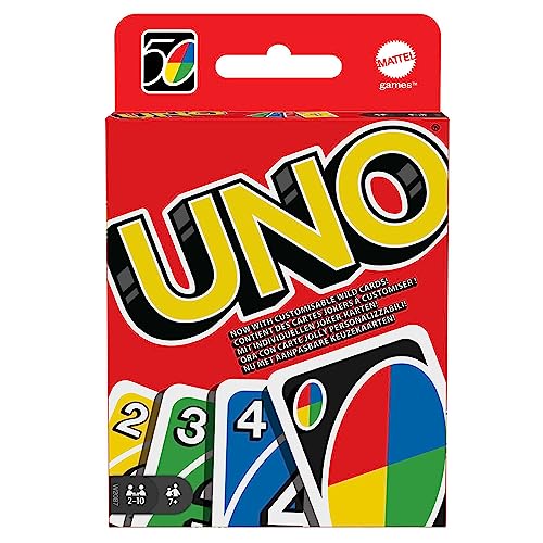 UNO - Classic Colour & Number Matching Card Game -